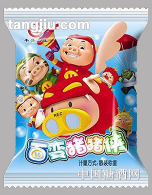 丰盛山庄猪猪侠膨化食品-蓝