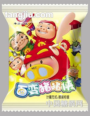 丰盛山庄猪猪侠膨化食品-黄