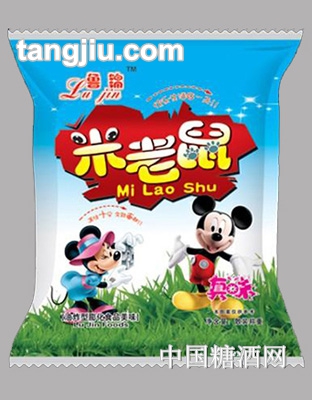 鲁锦米老鼠膨化食品-蓝