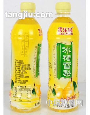 果乐源冰糖雪梨饮料500ml