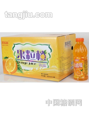 果乐源果粒橙600ML