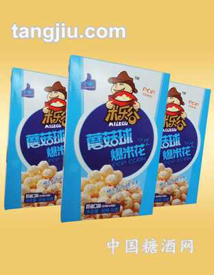 米乐谷蘑菇球爆米花奶油口味50g