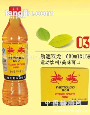 豪园600ML双龙运动饮料