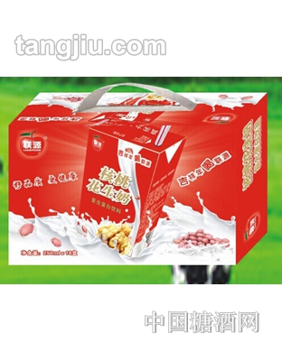 联源核桃花生奶250ml16盒横版礼盒