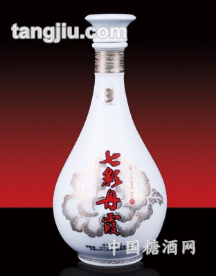 七彩丹霞陶瓷酒瓶