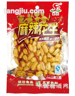 速达麻辣花生88g