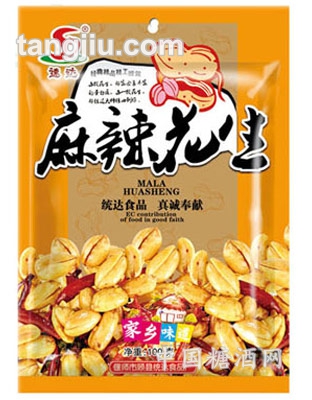 速达麻辣花生100克