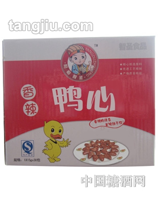 智圣-香辣鸭心15g箱装