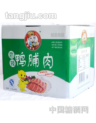 阳都智圣鸭脯肉-香辣味18g箱装