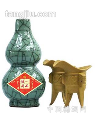 一品泸府开片宝葫芦瓶
