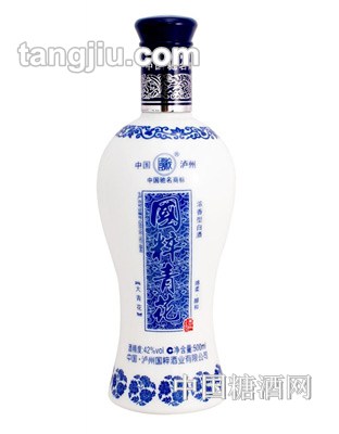 国粹酒大青花