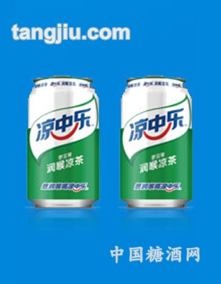 凉中乐凉茶罐装绿色