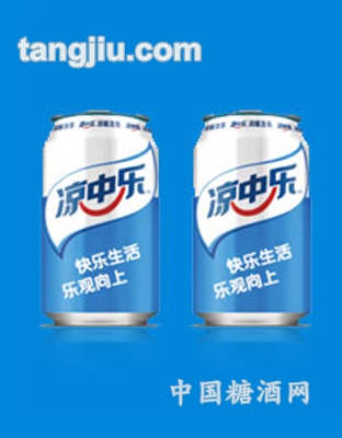 凉中乐凉茶罐装蓝色