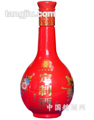 定制酒红瓶