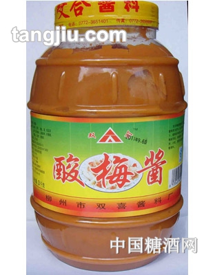 双合牌酸梅酱3kg