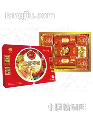 雅乐月饼全家福礼1.45kg