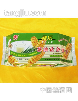雅乐葱油花条饼干150g