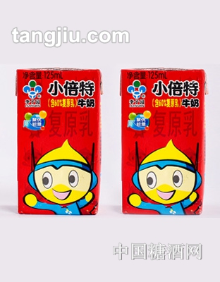 李子园小倍特牛奶（含60%复原乳）125毫升