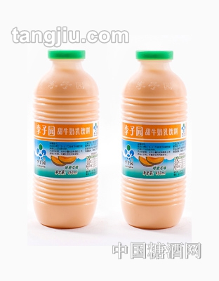 李子园哈密瓜味甜牛奶乳饮料450毫升
