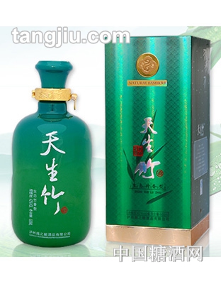 天生竹酒绿瓶