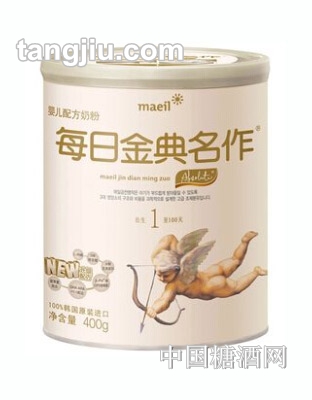 每日金典名作婴幼儿奶粉1段400g