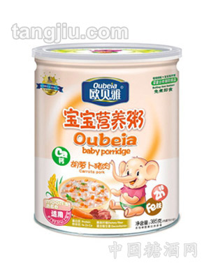 385g欧贝雅营养粥-胡萝卜猪肉