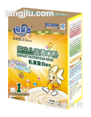 225g爱婴谷一段乳清蛋白米粉