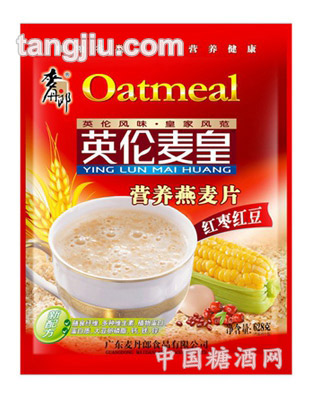 628克英伦麦皇营养燕麦片-（红枣红豆味）