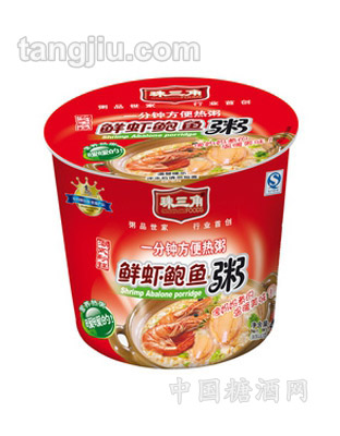 43g珠三角方便粥-鲜虾鲍鱼