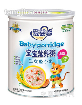 368g爱婴谷营养粥-三文鱼小米