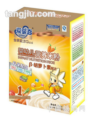 225g爱婴谷一段胡萝卜素米粉