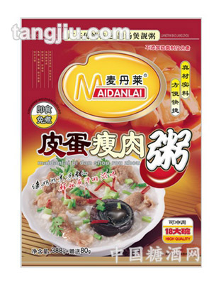388g麦丹莱方便粥-皮蛋瘦肉