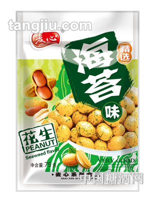 麦心海苔花生75g