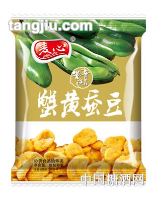 麦心蟹黄蚕豆