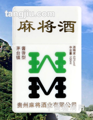 麻将酒-八条酒53度100ml