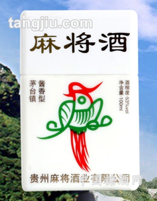 麻将酒-一条酒53度100ml