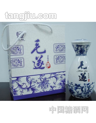 毛遂小青花瓶