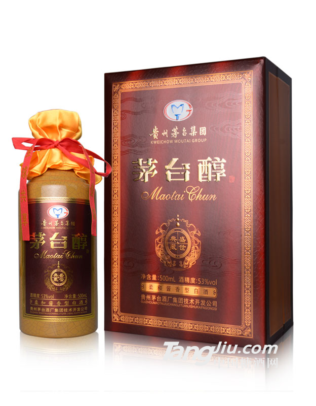 贵州品牌茅台醇酒-盛世典藏礼盒酒全国总经销（咖啡色）招商代理加盟支持批发团购