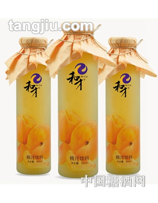 和才圆柱瓶黄桃汁260ml