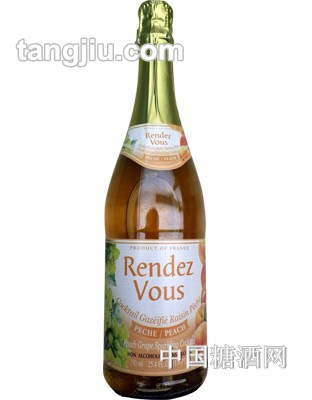 乐聚水蜜桃起泡果汁(无醇)750ml