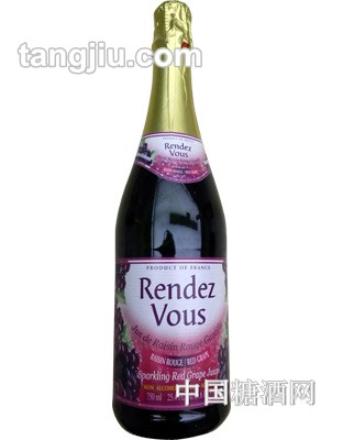 乐聚红葡萄起泡果汁(无醇)750ml