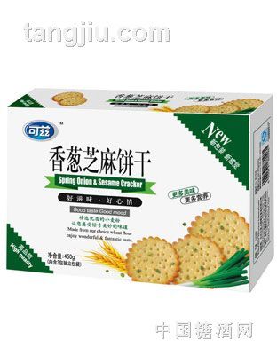 450g可兹香葱芝麻味饼干