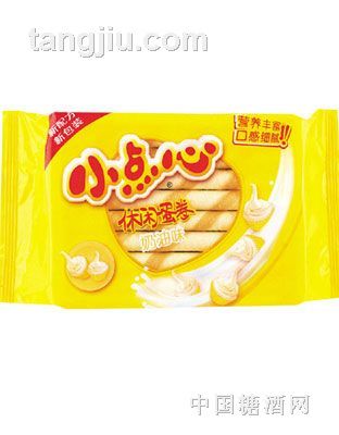100g小点心奶油味空心卷