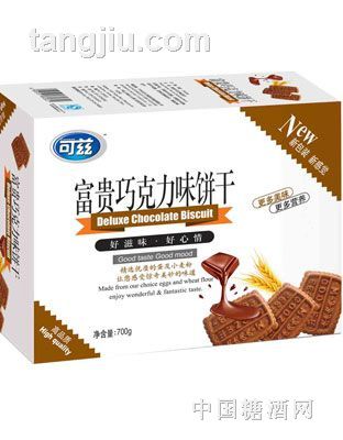 700g可兹富贵巧克力味饼干
