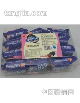 318g奥乐比草莓味饼干
