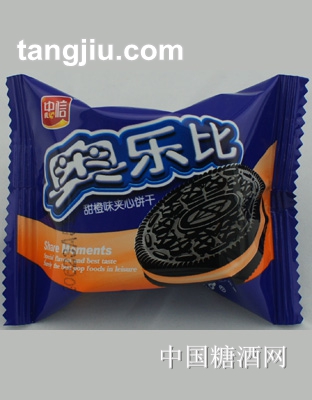 奥乐比甜橙味夹心饼干
