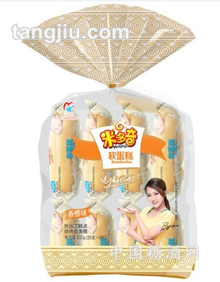 米多奇软蛋糕香橙200g