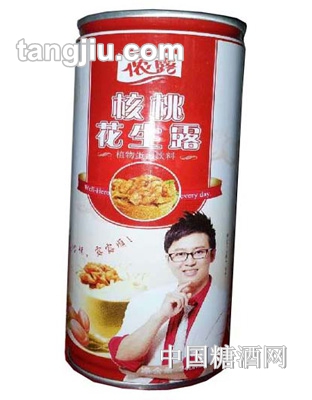 侬露核桃花生罐240ml