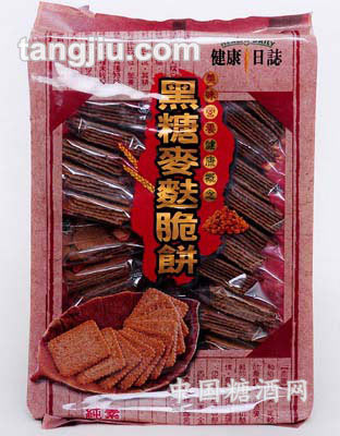 238g健康日志黑糖麦麸脆饼