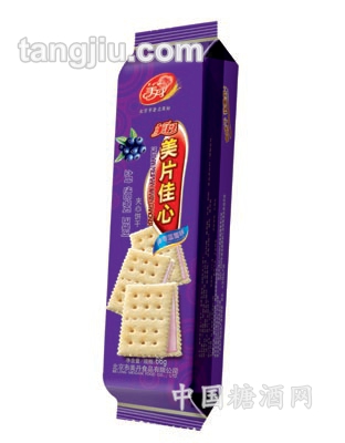 美丹美片佳心饼干蓝莓味